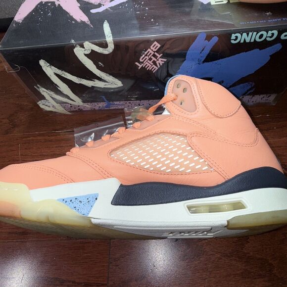 Jordan 5 Retro x DJ Khaled Mid We The Best Crimson Bliss Men’s Size 8 - Picture 3 of 16